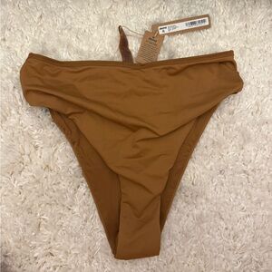 SKIMS Almond Mid- Waist Bikini Bottom